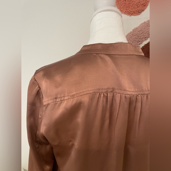 Vintage Banana Republic Silk Drop waist Mini Dress Size 2 - Picture 4 of 9